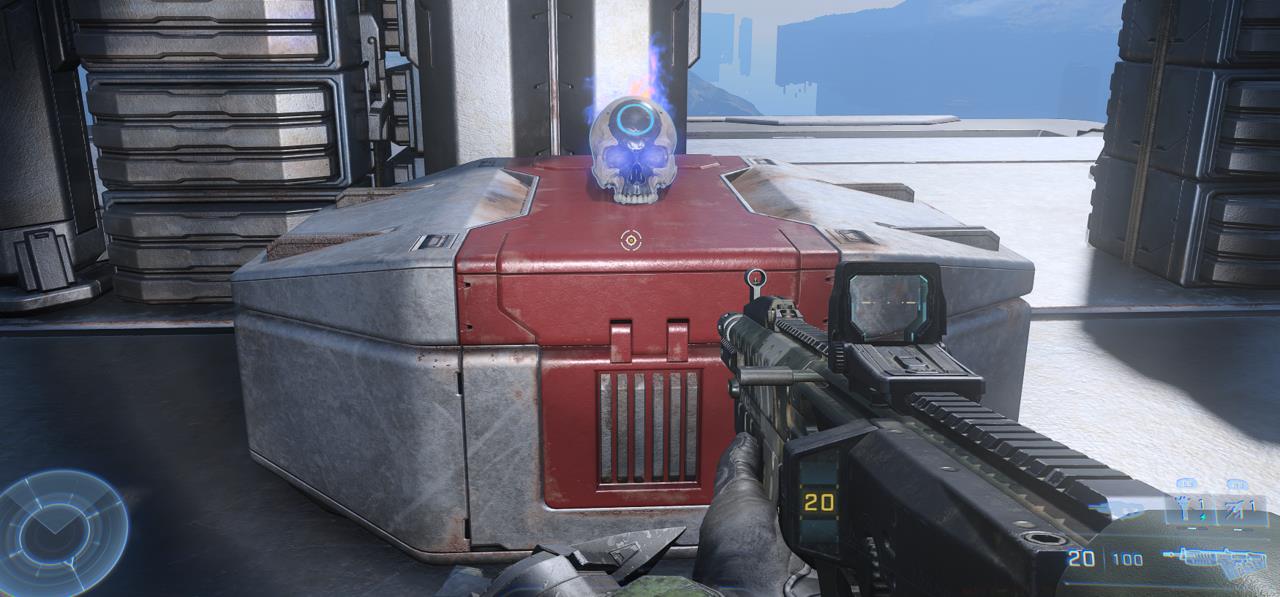 Search high and low for Skulls in Halo.