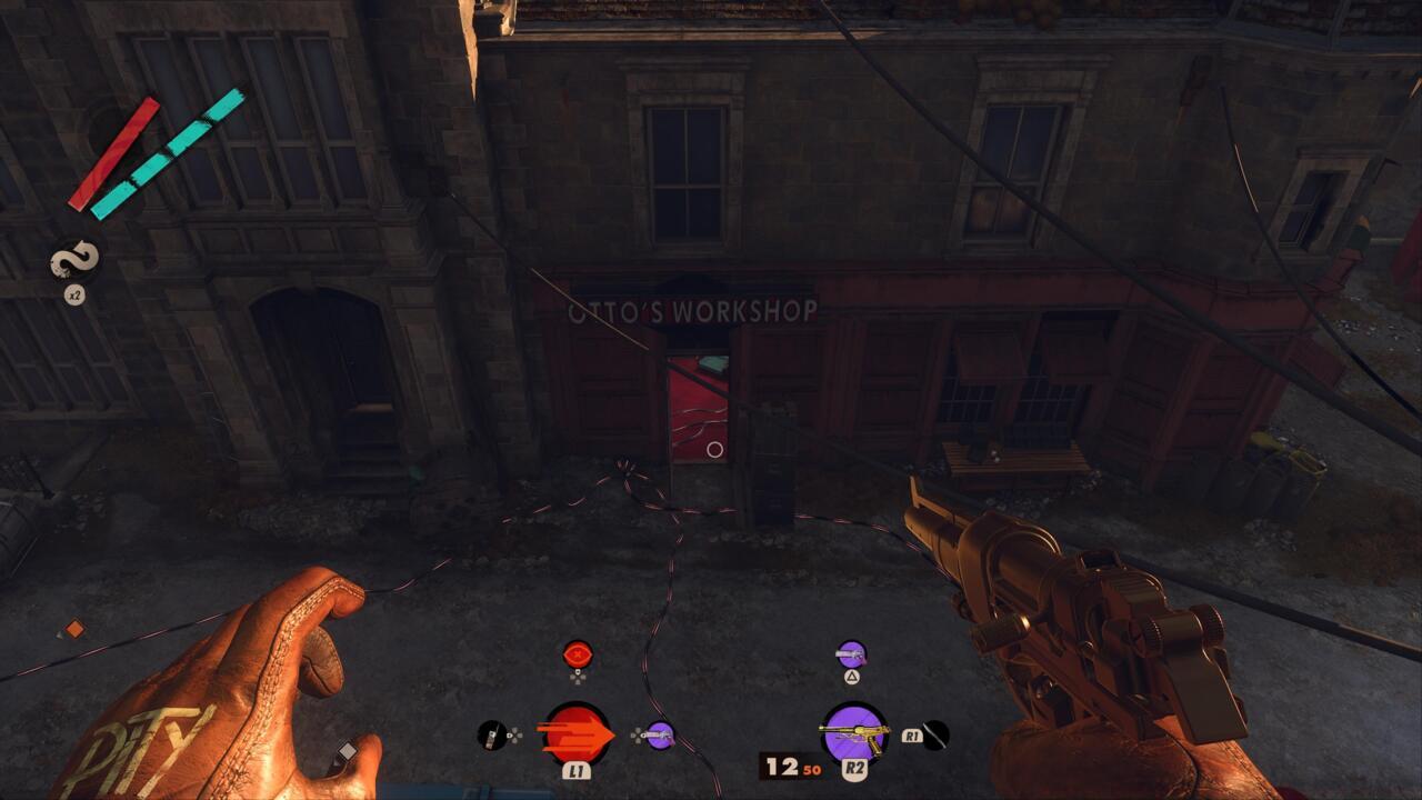 Otto's Workshop is only available in Updaam (morning) unless you prevent its future fire.