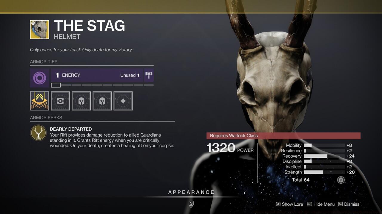 The Stag has been a very useful Exotic for the Crucible this season, particularly in Trials of Osiris.