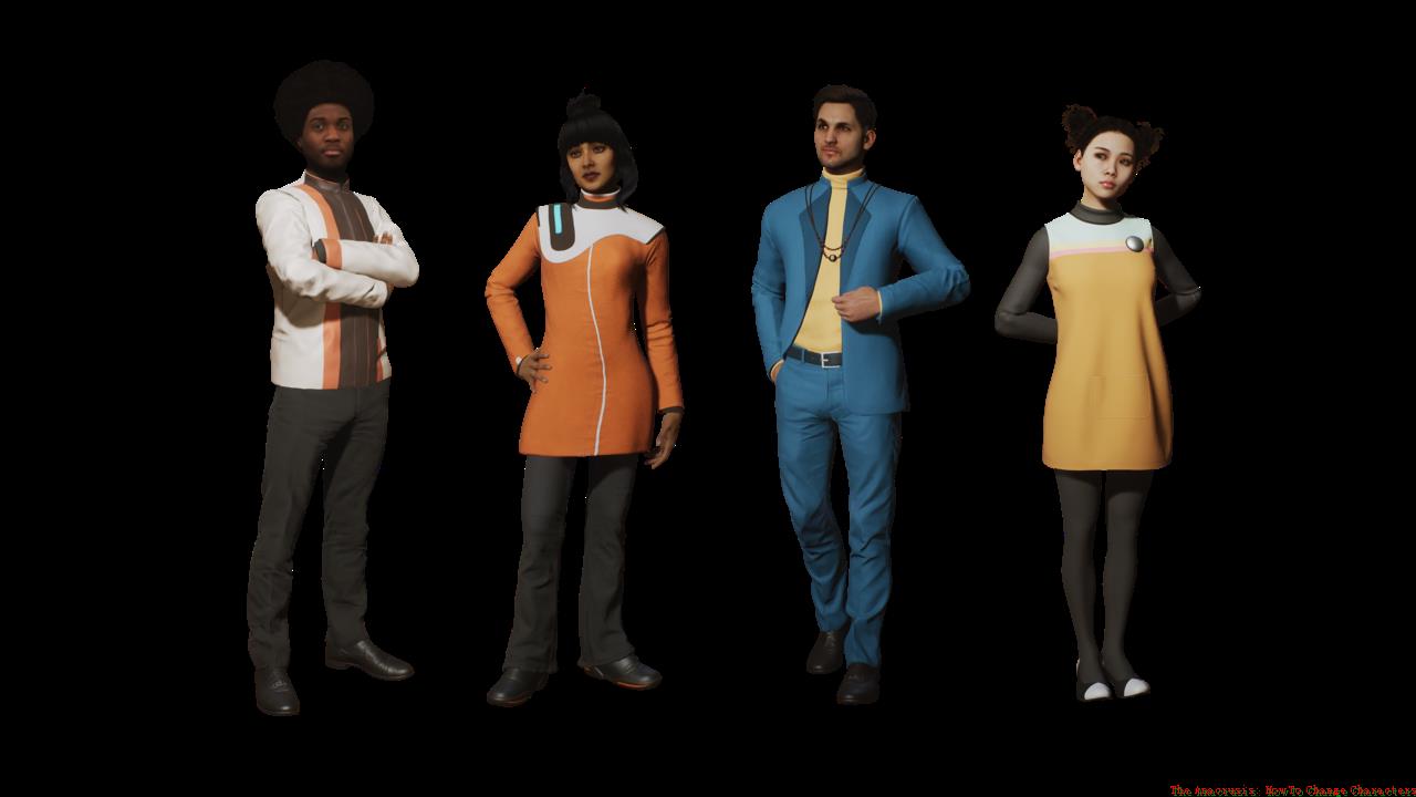 From left to right, meet Guion, Nessa, Lance, and Liu.