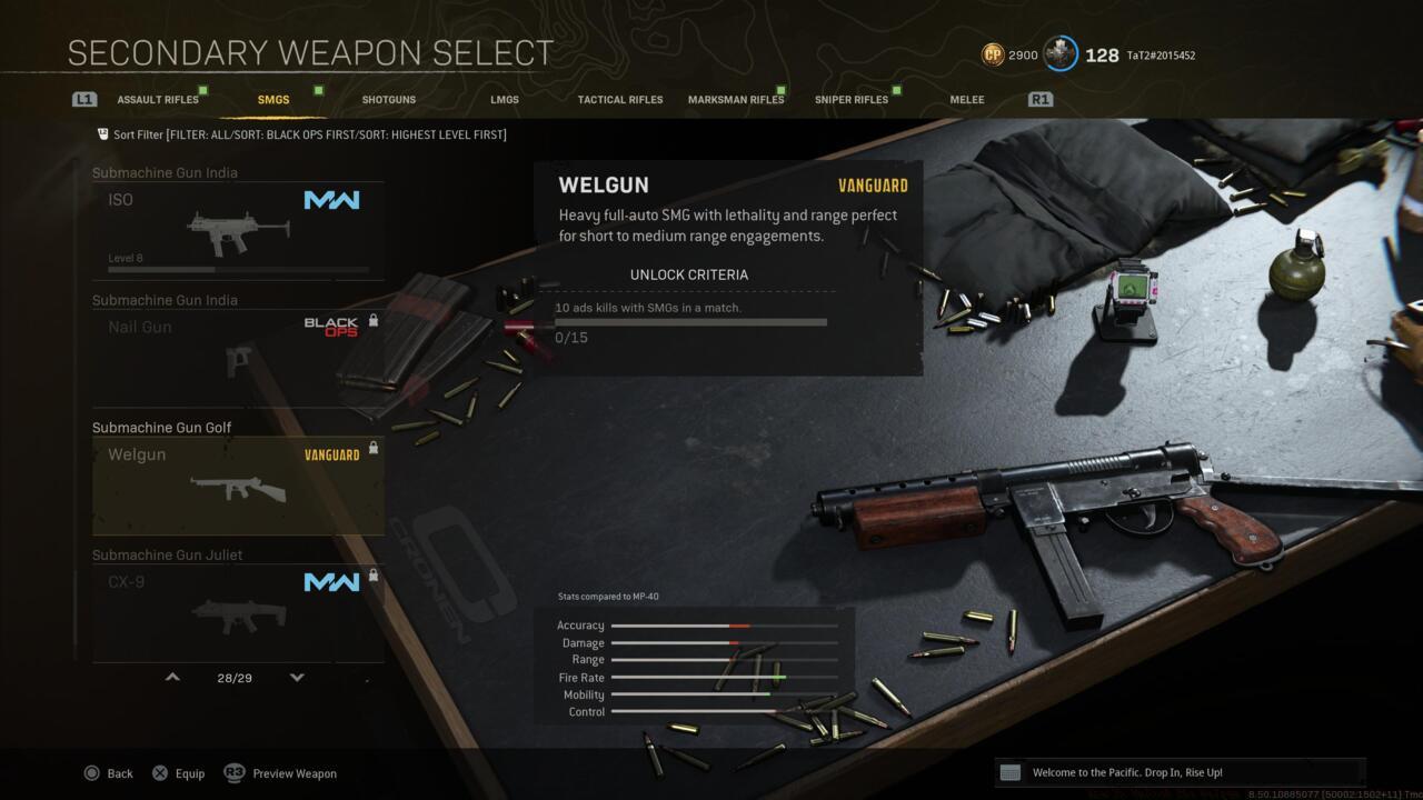 Welgun Warzone challenge