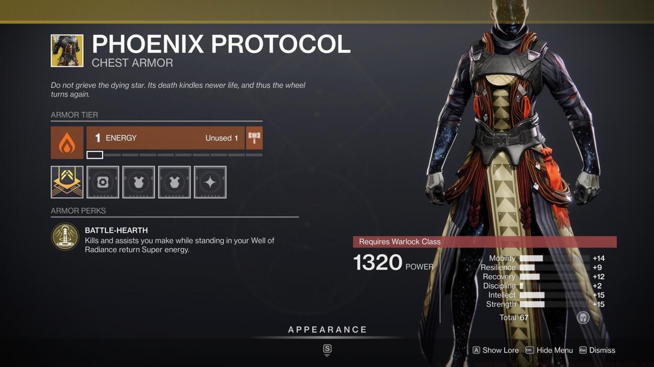 Phoenix Protocol is one of the main go-to Warlock Exotics for tough PvE activities, thanks to its Super regeneration capabilities.
