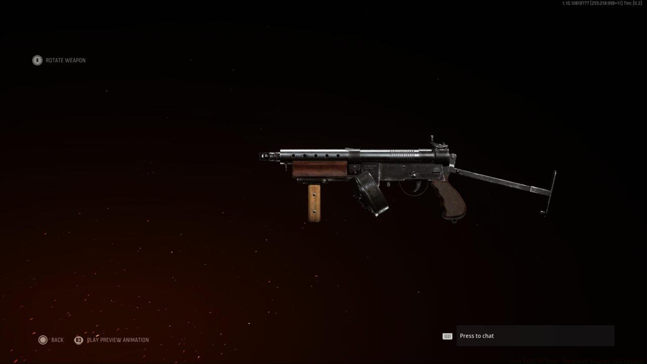 Welgun submachine gun