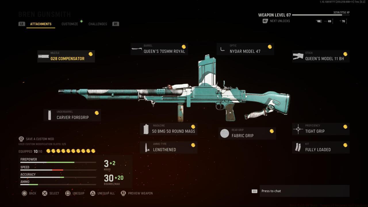 Bren light machine gun