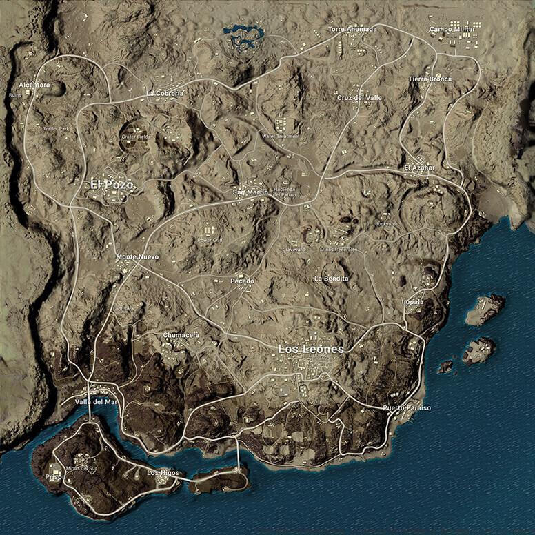 Miramar, PUBG Mobile's desert destination.