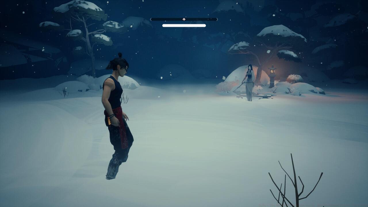 Run around and wait for Kuroki to finish attacking before getting a few hits in yourself.