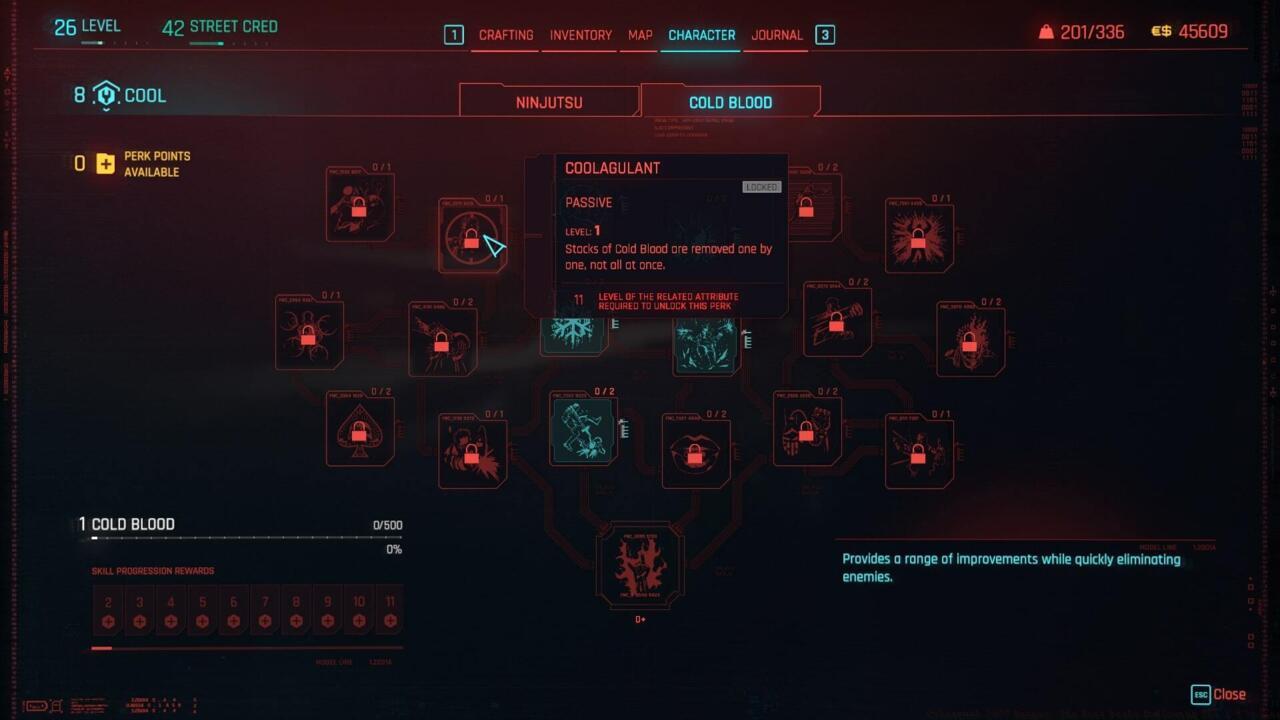 If you want to make a Cold Blood build, Coolagulant is a must-take.