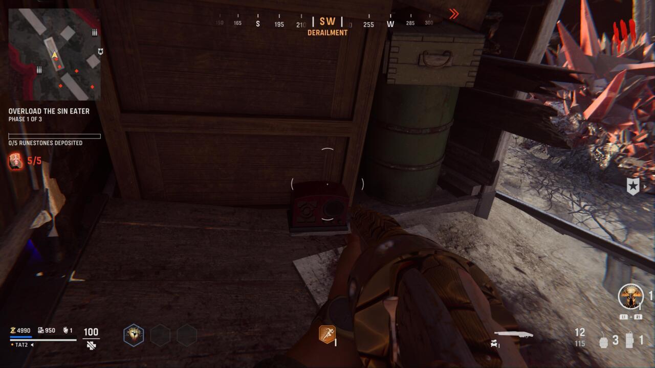 Krafft radio 4 at Derailment