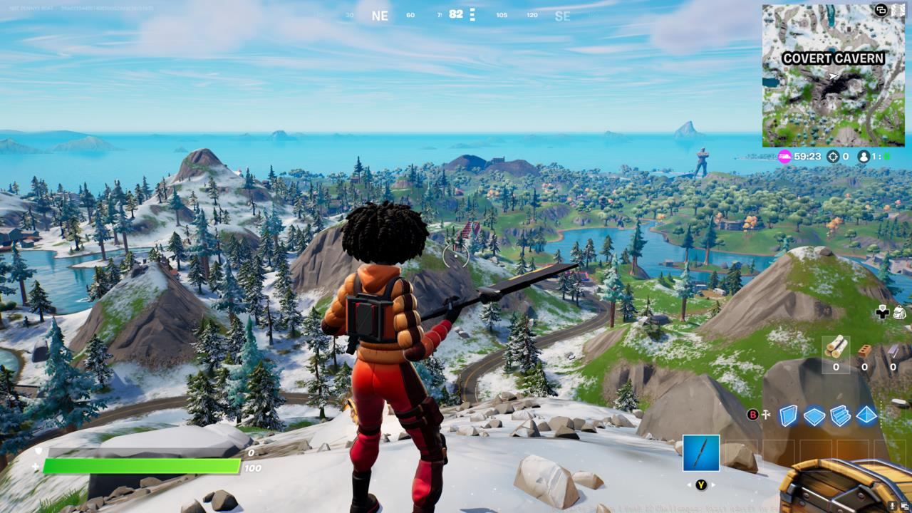 Head to Covert Cavern and break stuff for 25,000 XP.