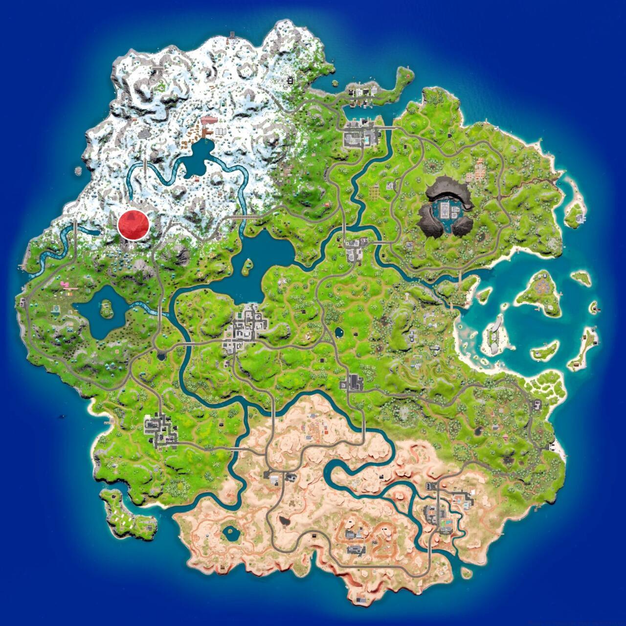 Fortnite Pinnacle Peak location