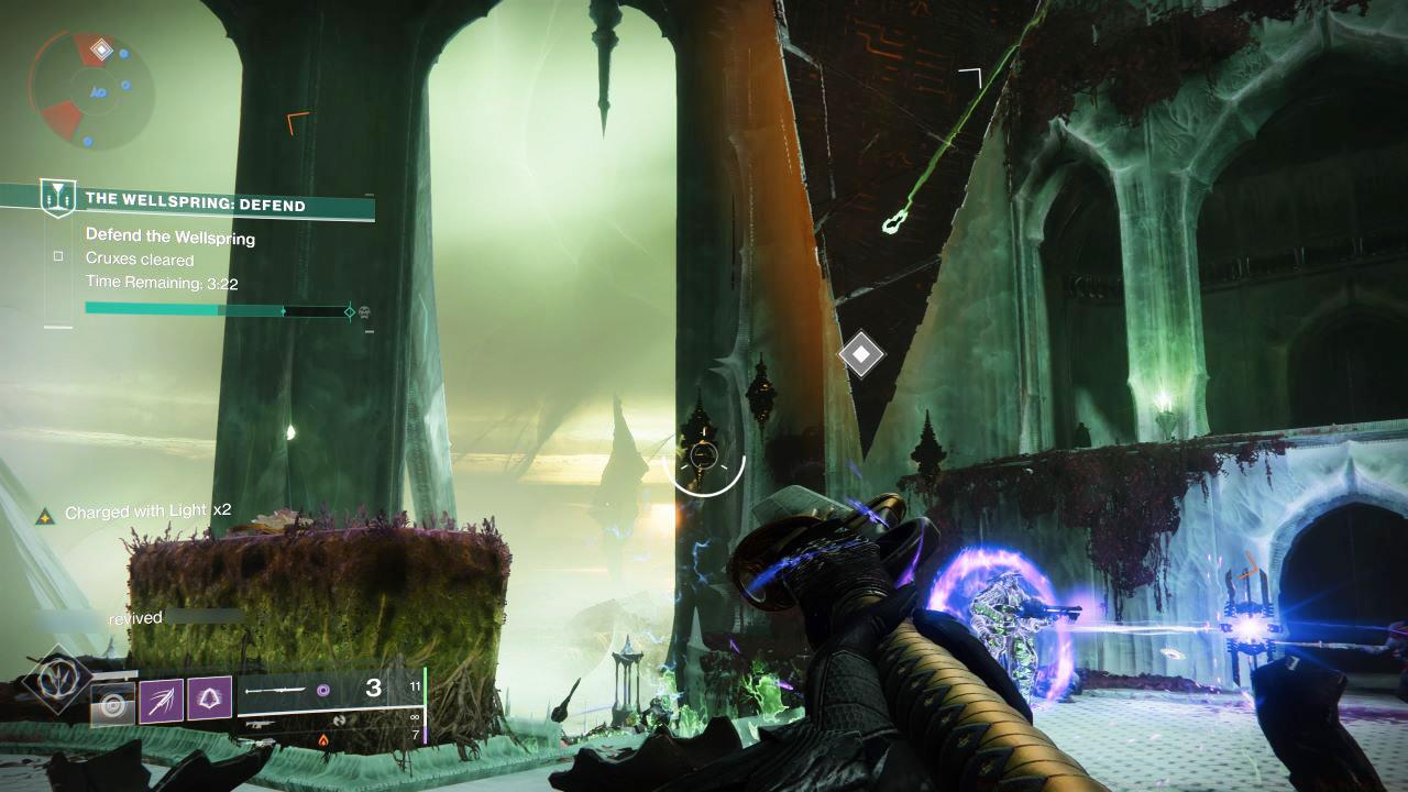 Clearing the Cruxes and the Pyramid Spikes in the Wellspring activity