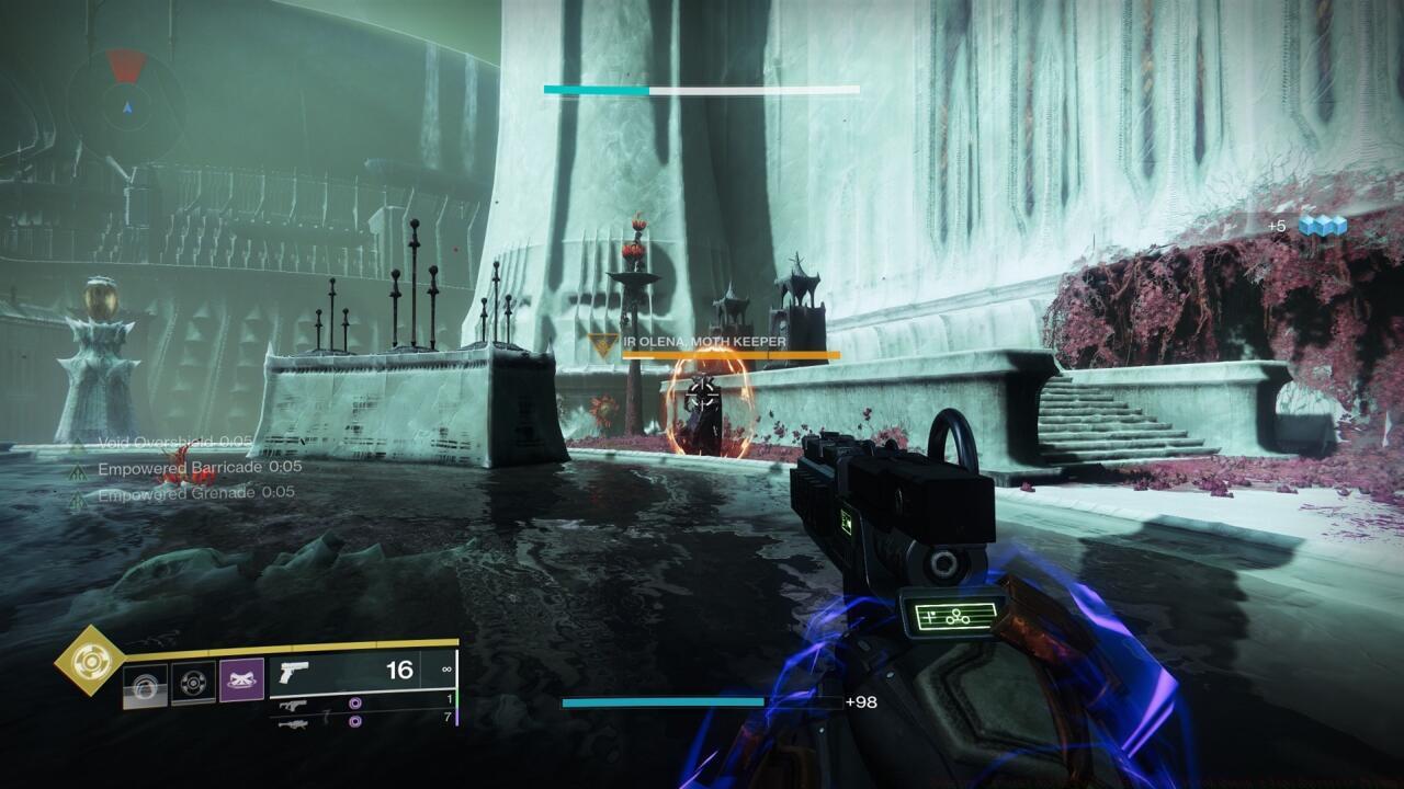 Keep going until you encounter a Hive Wizard called Ir Olena. Destroy it and the moth is your reward.