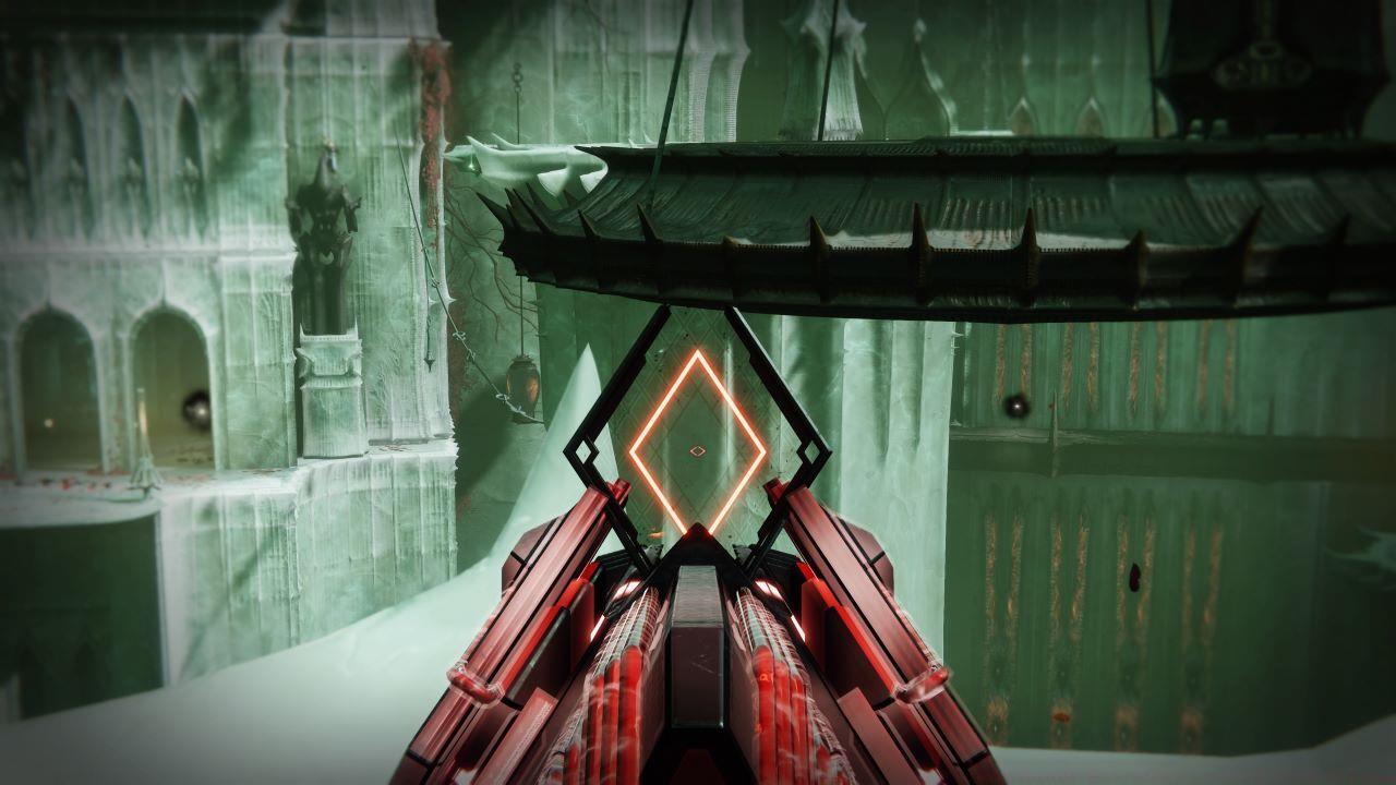 The two Deepsight Tier 3 locations in Alluring Curtain used for farming Throne World Rank points