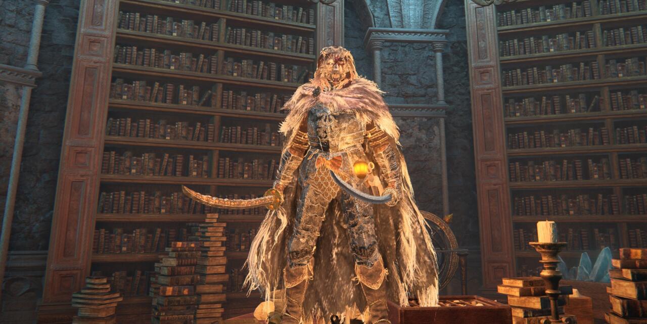 Blaidd's armor with the Black Wolf Mask.