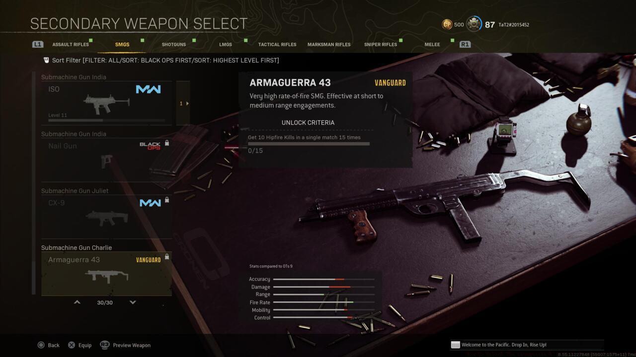 Armaguerra 43 Warzone challenge