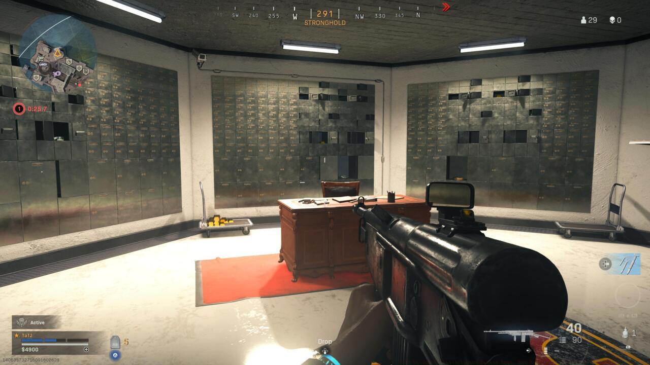 Stronghold tower's vault room