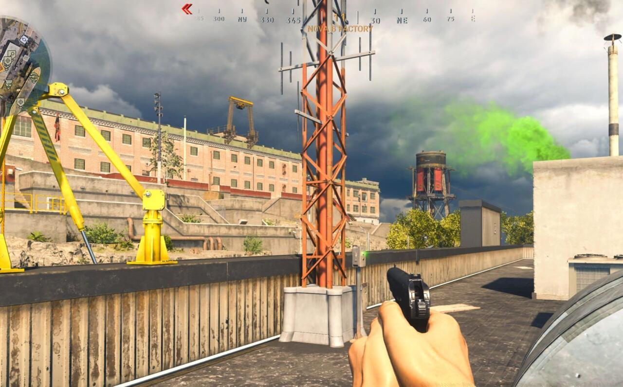 Nova 6 Factory rooftop communication tower