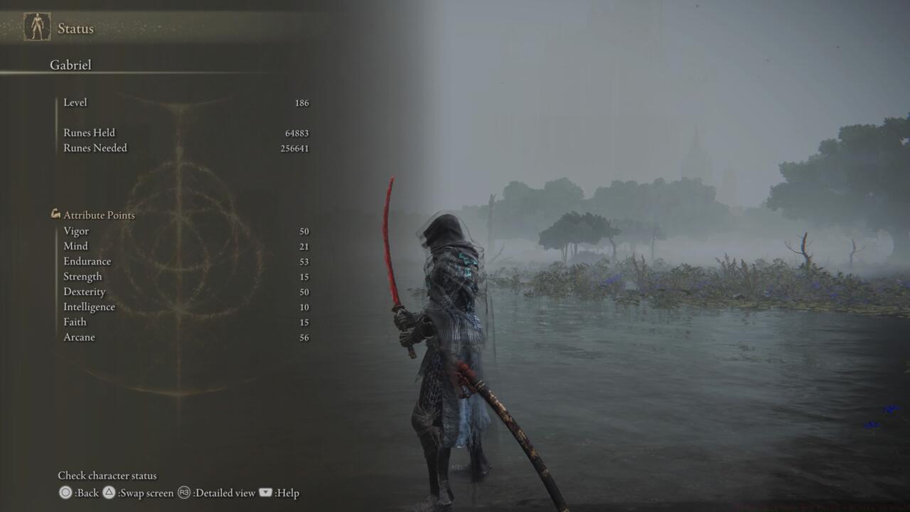 Arcane is the most important attribute, followed by Endurance, Vigor, and Dexterity.