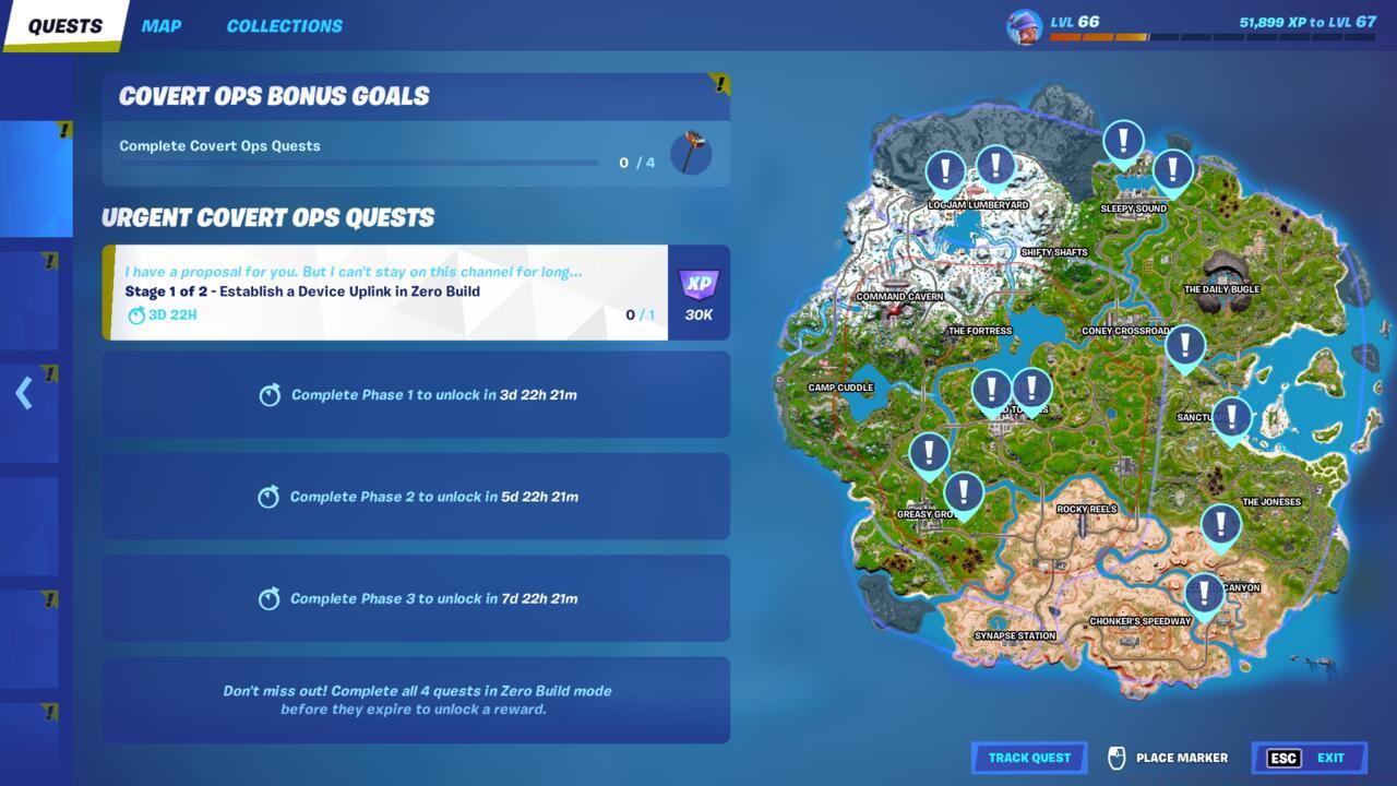 Choose any one of these pins, dive down and establish that device uplink.