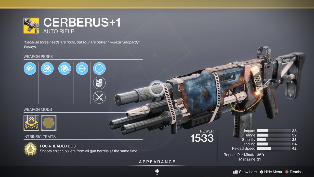 You're bound to hit something with Cerberus+1