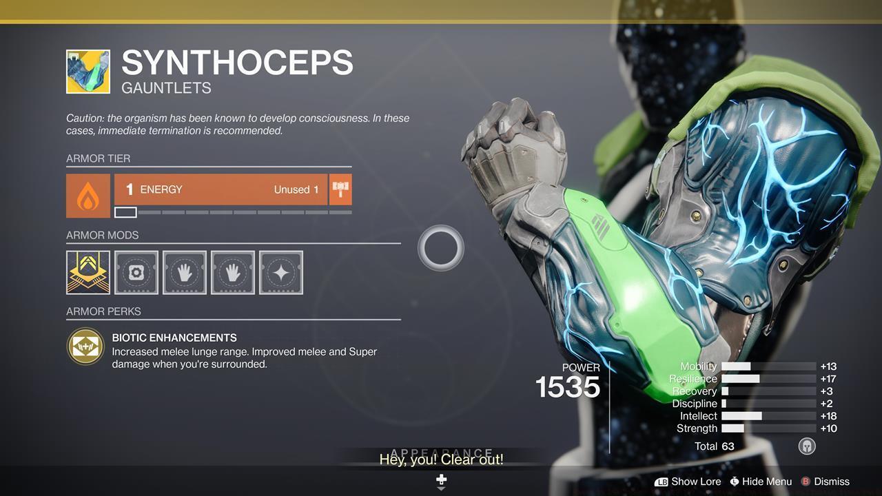 Become the One-Punch Titan of legend with Synthoceps.