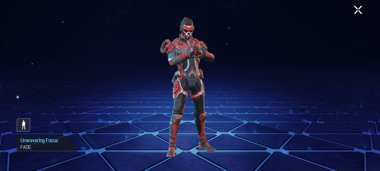 Fade's Unwavering Focus skin, which can be unlocked once 11 Fade Chips have been collected.