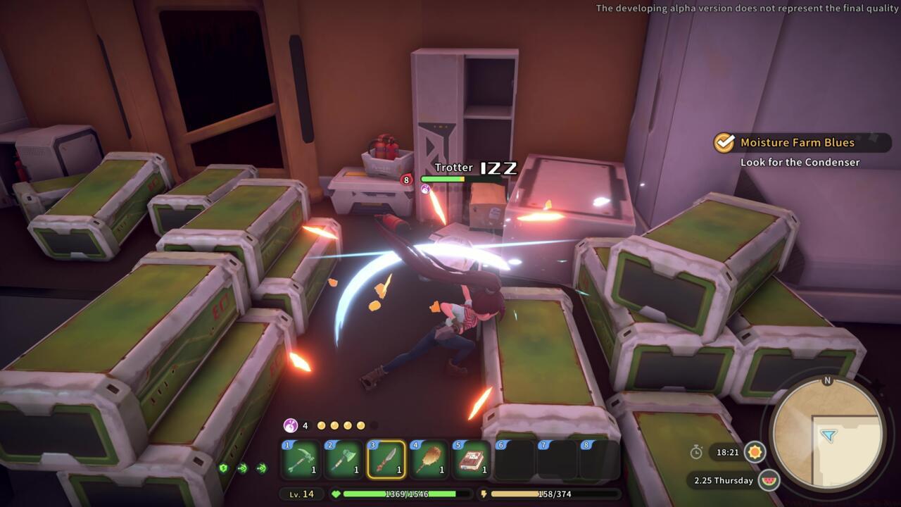 Managing your energy is important when working in the mines.