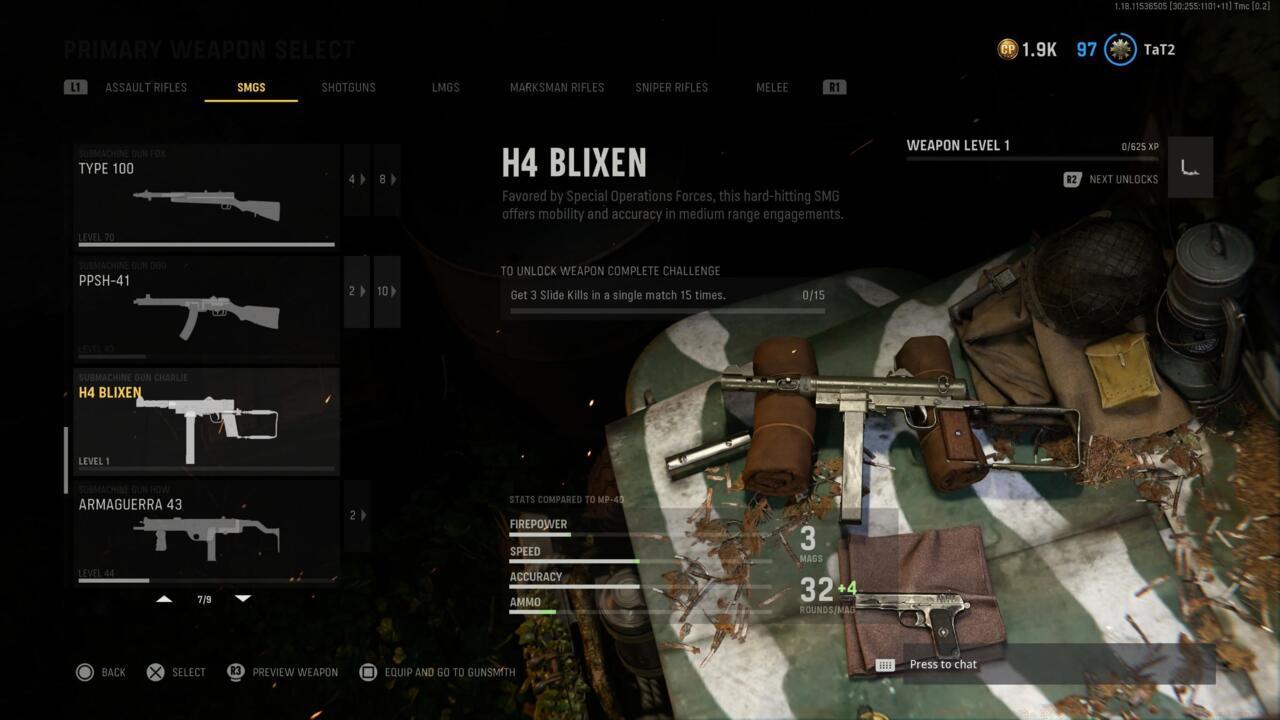 MP H4 Blixen unlock challenge