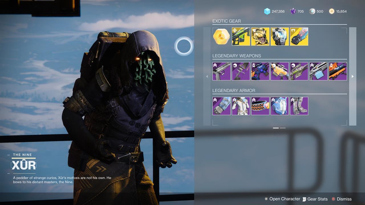 Xur's inventory for May 27-31.