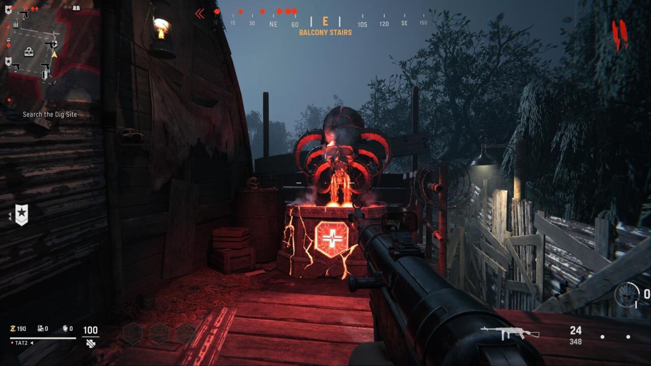 Main Hut perk location