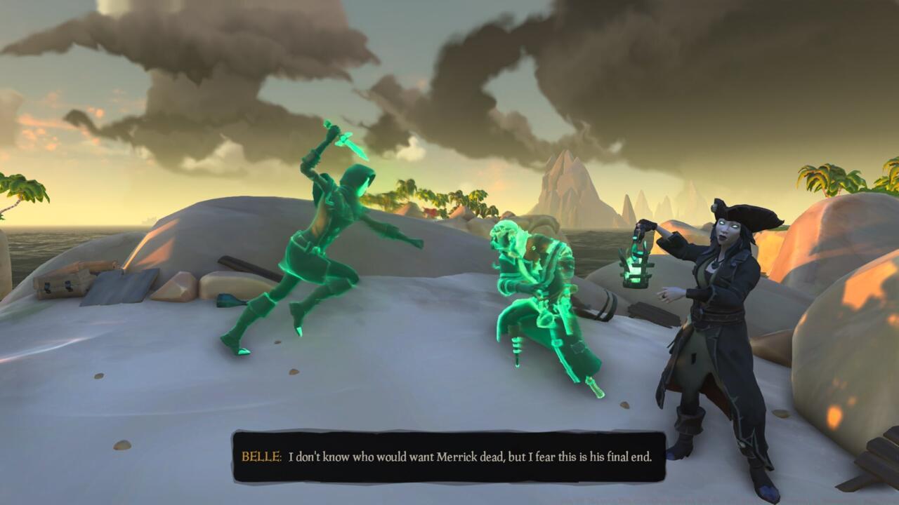 Throughout the Adventure, ghostly memories will replay in front of you.