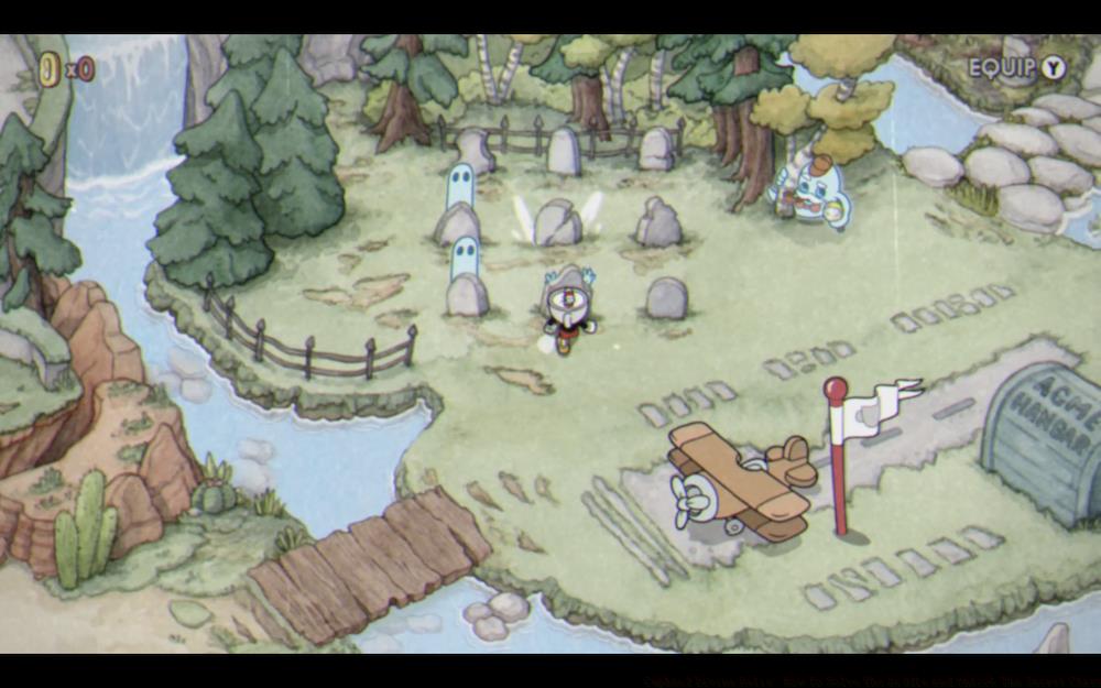 Cuphead DLC Graveyard Puzzle
