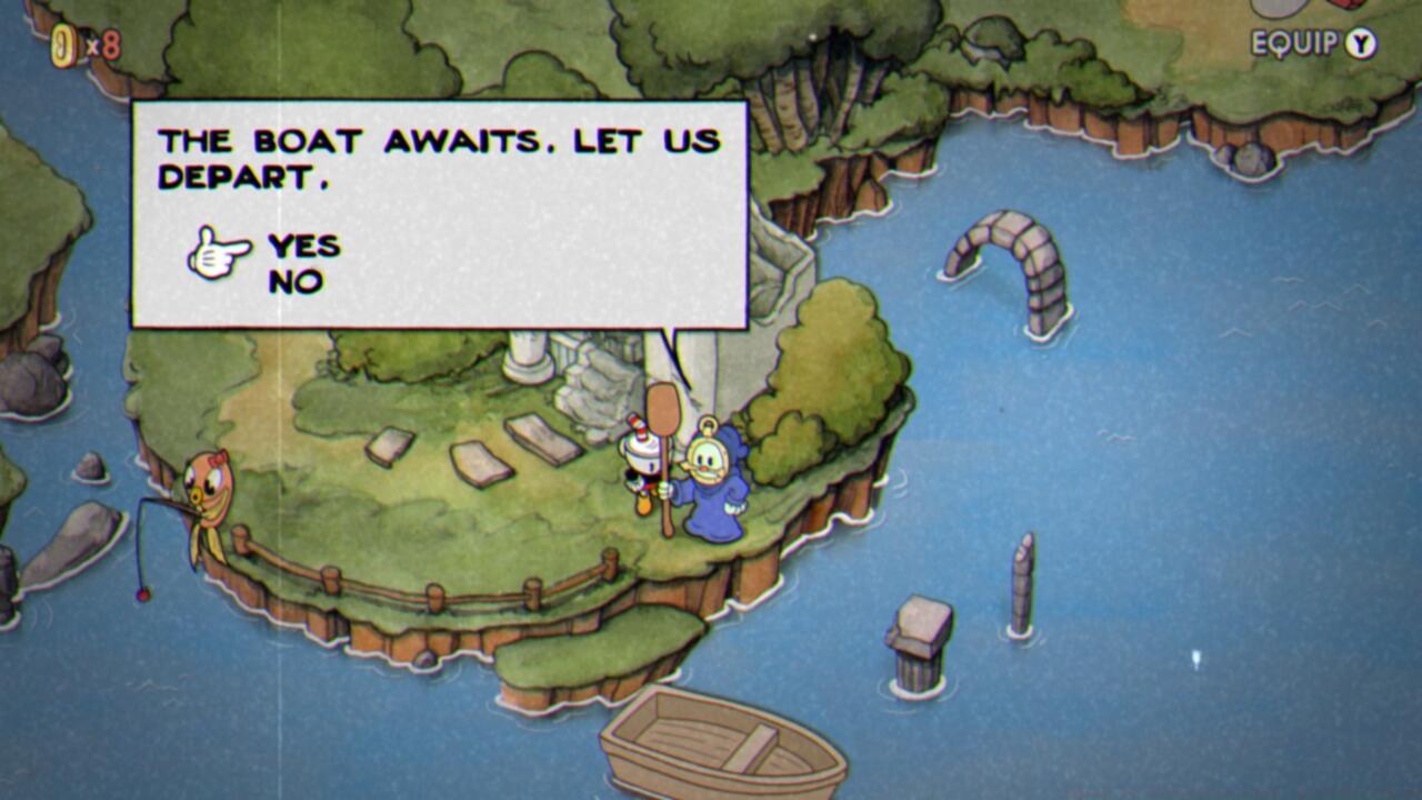 Agree to depart with the NPC to enter the DLC.