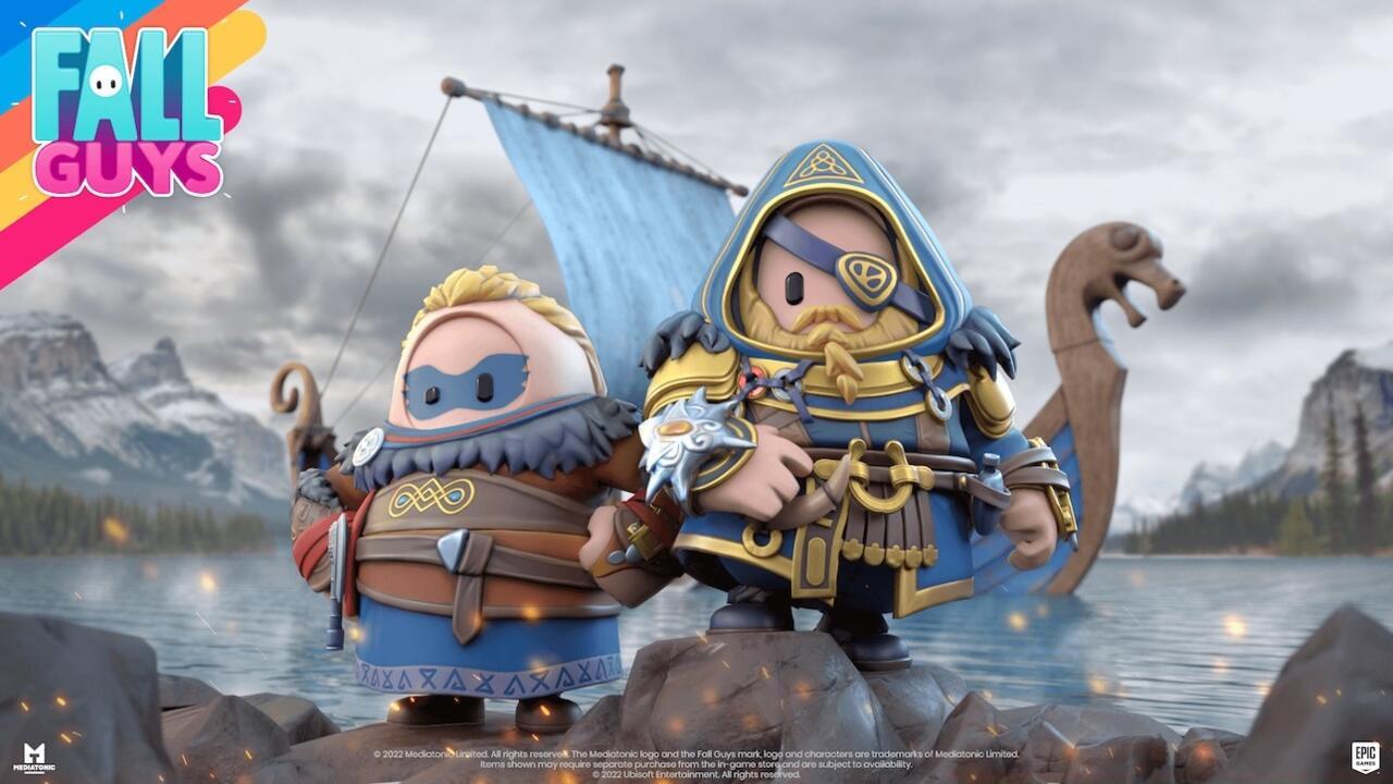 Both Eivor and Odin are available in the Fall Guys' store for a limited time.