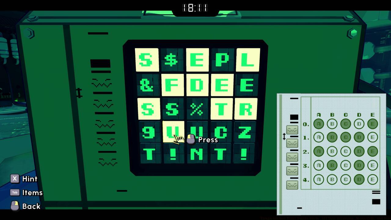 Note that some letters are duplicates. Stick to your answer key.