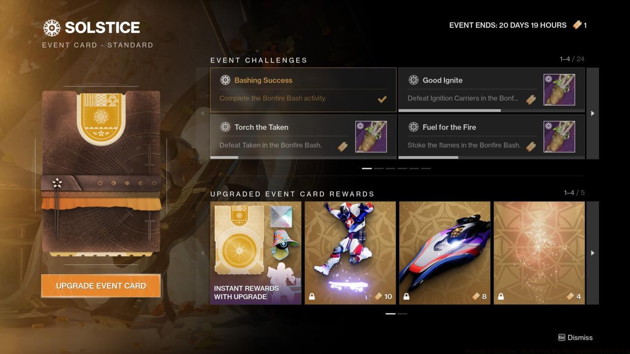 You get the same gameplay benefits whether you use the free or upgraded Solstice event card. If you buy the upgrade, you're paying for the cosmetics.