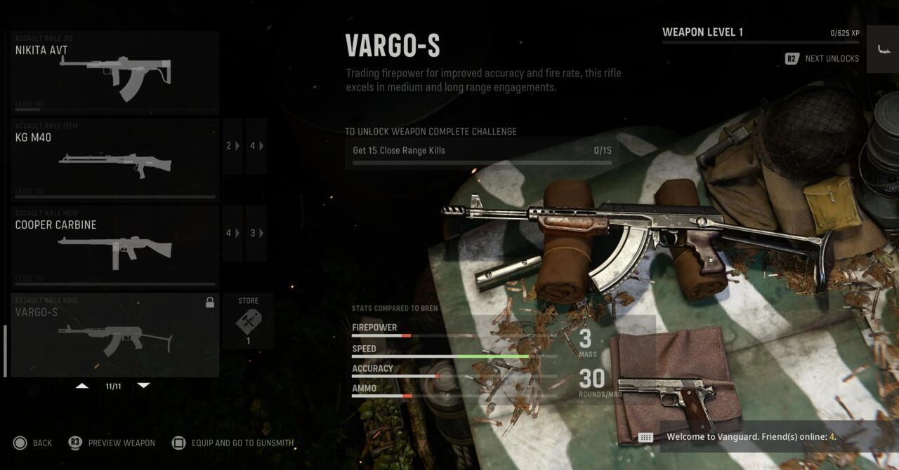 Vargo-S MP unlock challenge