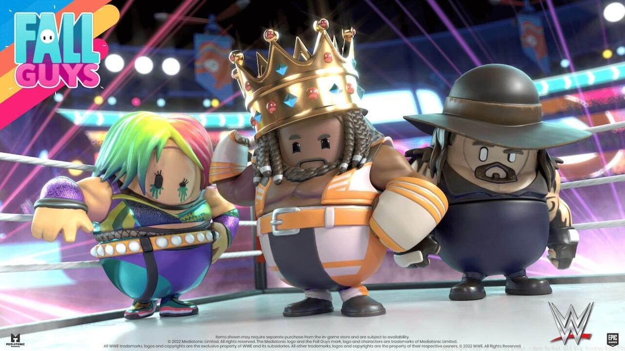 You can now bumble your way through Fall Guys as one of your favorite WWE Superstars.