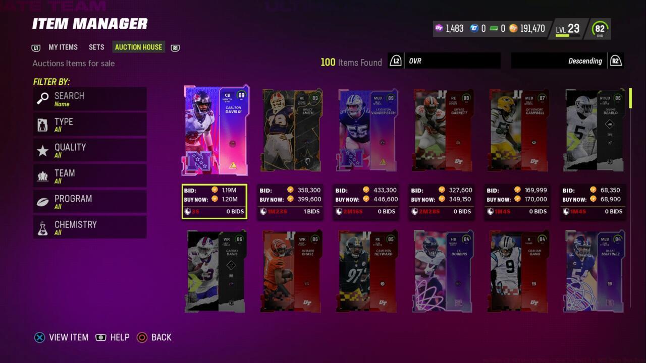 There are methods to the MUT Auction House.