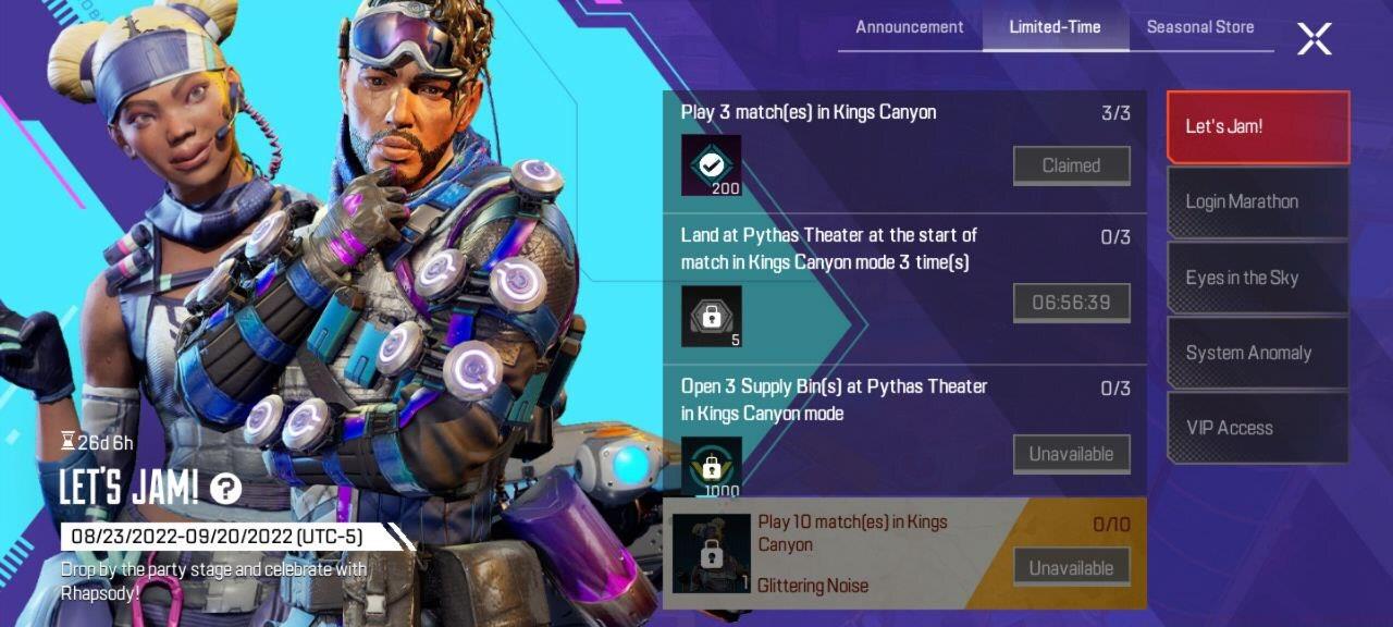 Once a Trial Task is completed, a countdown timer will appear on the next day's challenge.