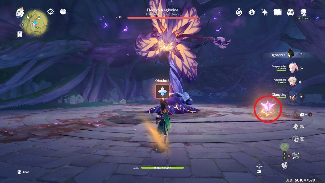 One of the Electro Regisvine's external cores