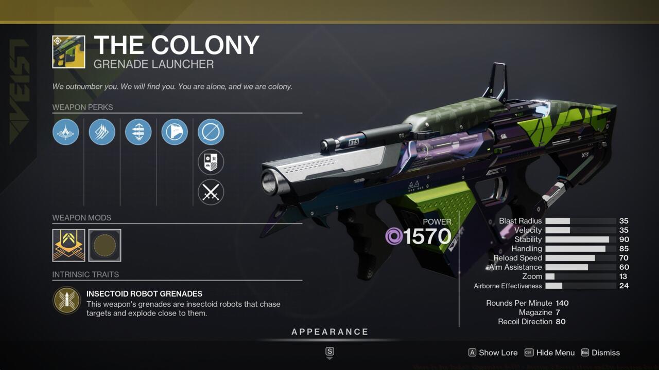 Grenades that chase your enemies are always fun, making The Colony a favorite.