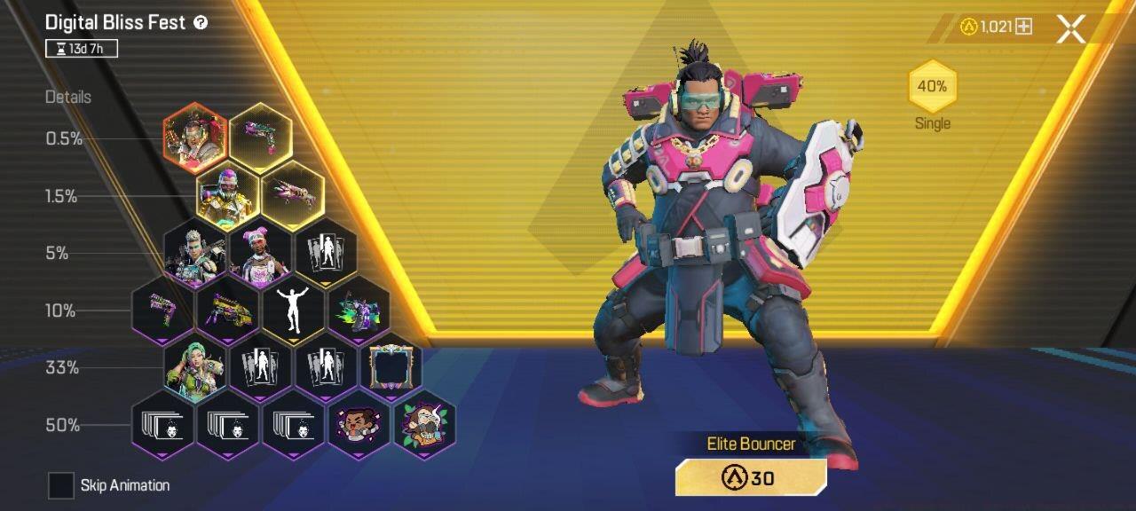 Legend skins for Gibraltar, Caustic, Bangalore, Lifeline, and Rhapsody are available via the new Arsenal Draw.