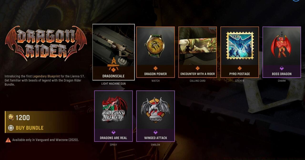 Dragon Rider bundle weapon