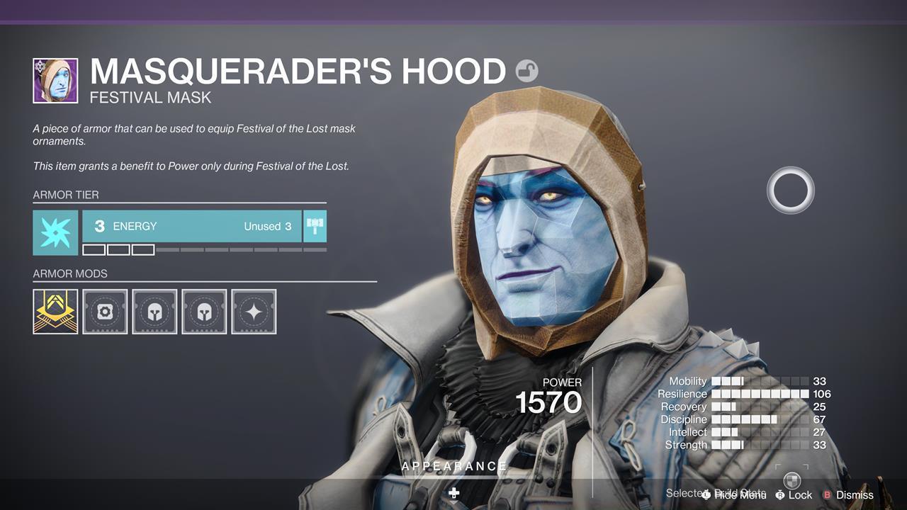 There are many other masks to collect.