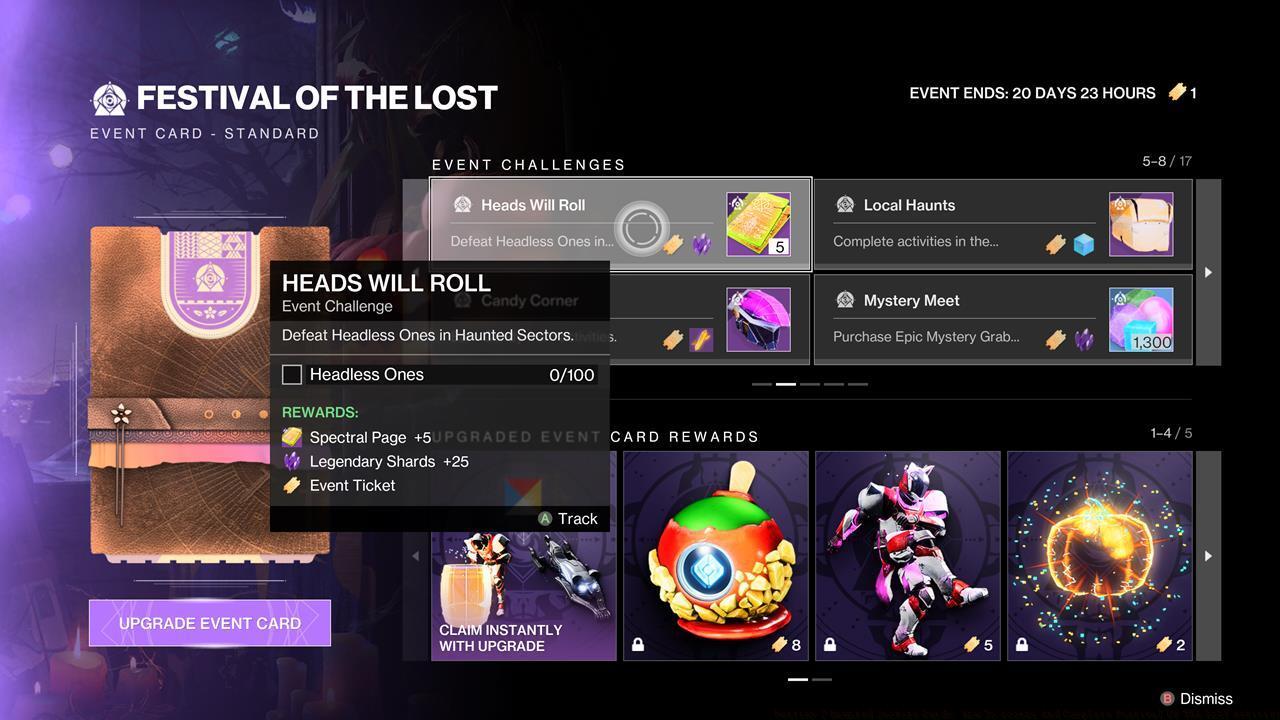 Festival of the Lost 2022 Event Card