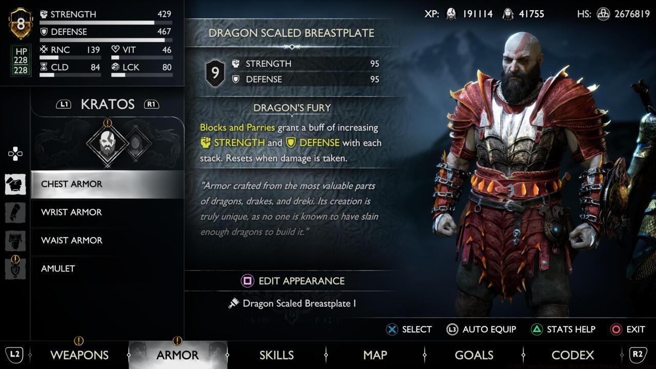 God Of War Ragnarok: How To Get Dragon Scaled Armor Complete guide to ...