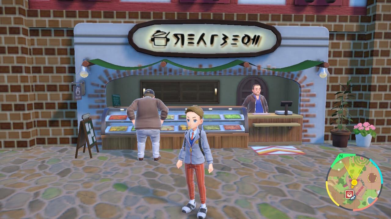 The sandwich ingredient shop also maintains its design from town to town.