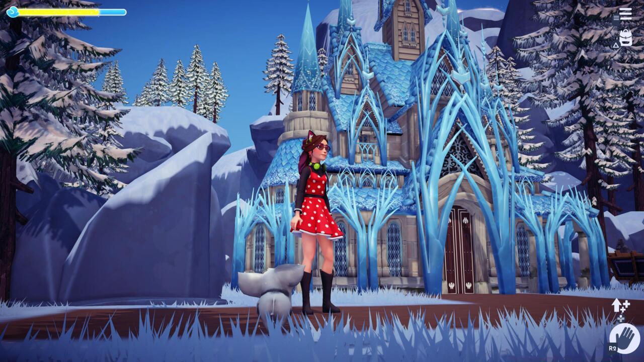 Anna, Kristoff, and Olaf's House