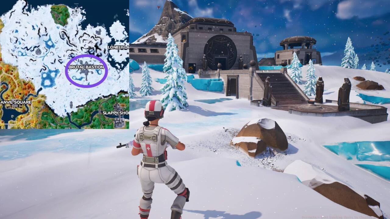 The big front entrance of Brutal Bastion